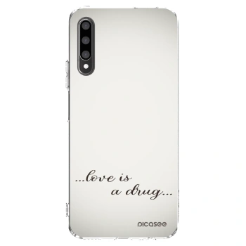 Picasee Honor 9X Pro Hülle - Transparentes Silikon - Love is a drug