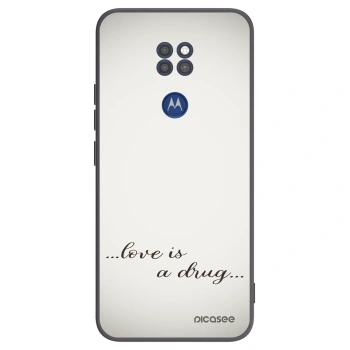 Hülle für Motorola Moto G9 Play - Love is a drug