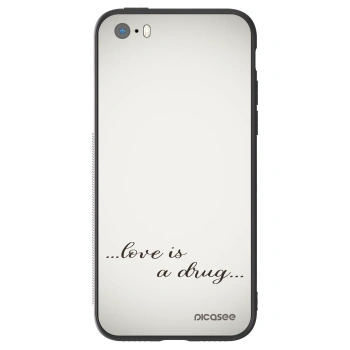 Hülle für Apple iPhone 5/5S/SE - Love is a drug