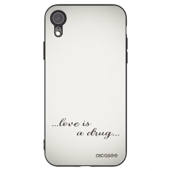 Picasee Apple iPhone 6 Plus/6S Plus Hülle - Schwarzes Silikon - Love is a drug