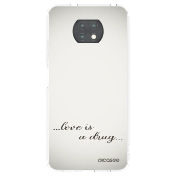 Picasee Xiaomi Redmi Note 9T Hülle - Transparentes Silikon - Love is a drug