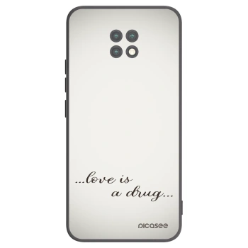 Picasee Xiaomi Redmi Note 9T Hülle - Schwarzes Silikon - Love is a drug