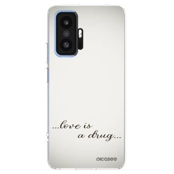 Picasee Xiaomi 11T Pro Hülle - Transparentes Silikon - Love is a drug