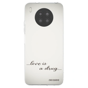 Picasee Huawei Nova 8i Hülle - Transparentes Silikon - Love is a drug