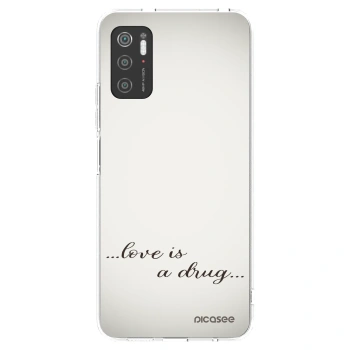 Picasee Xiaomi Poco M3 Pro 5G Hülle - Transparentes Silikon - Love is a drug