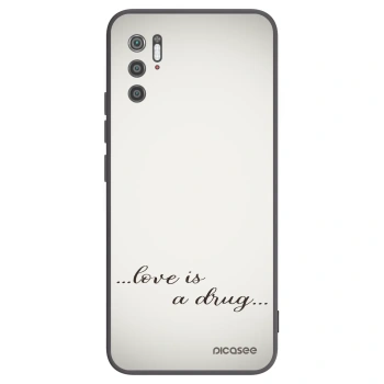 Picasee Xiaomi Poco M3 Pro 5G Hülle - Schwarzes Silikon - Love is a drug