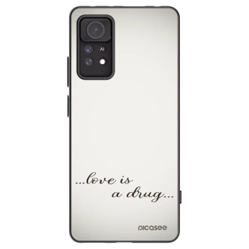 Picasee Xiaomi Redmi Note 11 Pro 5G Hülle - Schwarzes Silikon - Love is a drug