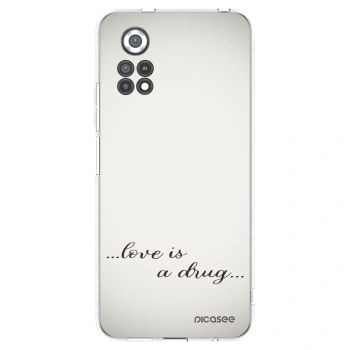 Picasee Xiaomi Poco X4 Pro 5G Hülle - Transparentes Silikon - Love is a drug