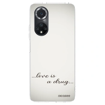Picasee Huawei Nova 9 SE Hülle - Transparentes Silikon - Love is a drug