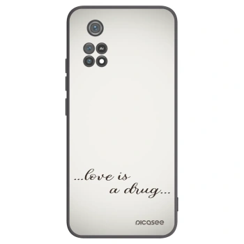 Picasee Xiaomi Poco M4 Pro Hülle - Schwarzes Silikon - Love is a drug