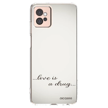 Hülle für Motorola Moto G32 - Love is a drug