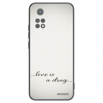 Picasee Xiaomi Redmi Note 11S 5G Hülle - Schwarzes Silikon - Love is a drug