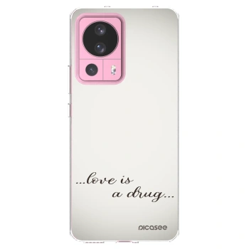 Picasee Xiaomi 13 Lite Hülle - Transparentes Silikon - Love is a drug