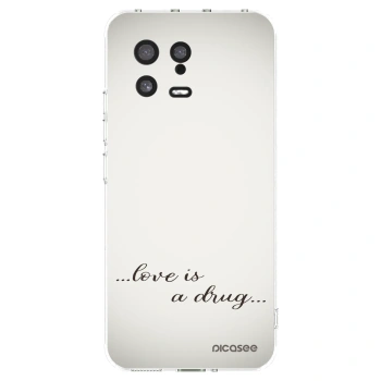 Picasee Xiaomi 13 Hülle - Transparentes Silikon - Love is a drug