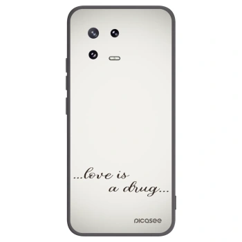 Picasee Xiaomi 13 Pro Hülle - Schwarzes Silikon - Love is a drug