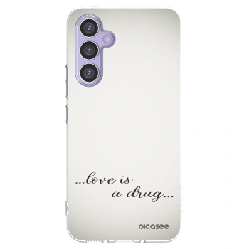 Picasee Samsung Galaxy A54 5G A546B Hülle - Transparentes Silikon - Love is a drug