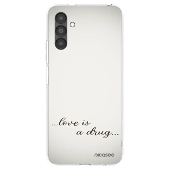 Picasee Samsung Galaxy A04s A047F Hülle - Transparentes Silikon - Love is a drug