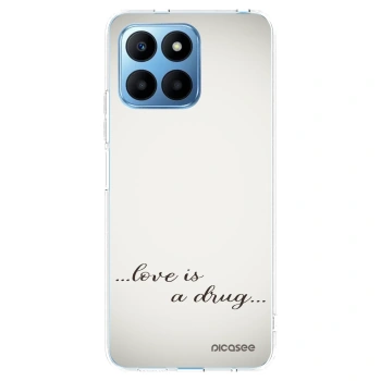 Picasee Honor 70 Lite Hülle - Transparentes Silikon - Love is a drug