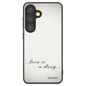 Picasee ULTIMATE CASE PowerShare für Samsung Galaxy S24 S921B 5G - Love is a drug