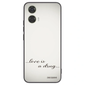 Hülle für Motorola Moto G24 - Love is a drug