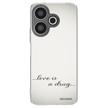 Picasee Xiaomi Redmi 13 4G Hülle - Transparentes Silikon - Love is a drug