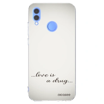 Picasee Honor 10 Lite Hülle - Transparentes Silikon - Love is a drug
