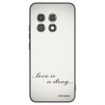 Picasee OnePlus 11 5G Hülle - Schwarzes Silikon - Love is a drug