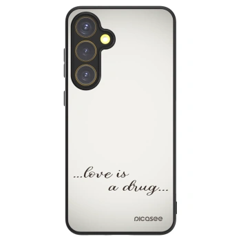 Picasee ULTIMATE CASE PowerShare für Samsung Galaxy S24 FE S721B - Love is a drug