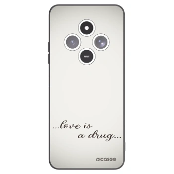 Picasee Xiaomi Redmi 14C Hülle - Schwarzes Silikon - Love is a drug
