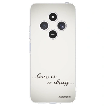 Picasee Xiaomi Redmi 14C Hülle - Transparentes Silikon - Love is a drug
