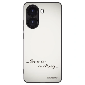Picasee Xiaomi Poco X7 Pro 5G Hülle - Schwarzes Silikon - Love is a drug