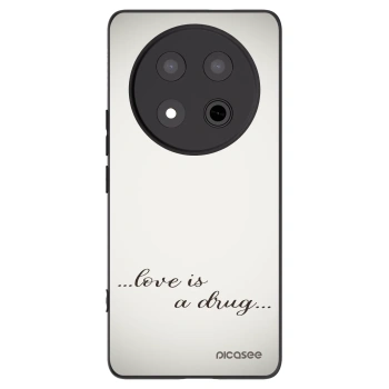 Picasee Honor Magic7 Lite 5G Hülle - Schwarzes Silikon - Love is a drug