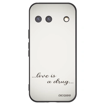 Picasee Google Pixel 9 Hülle - Schwarzes Silikon - Love is a drug