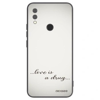 Picasee Xiaomi Redmi Note 7 Hülle - Schwarzes Silikon - Love is a drug