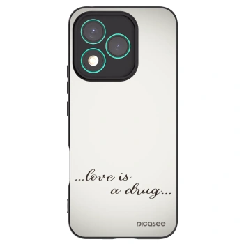 Picasee Honor 400 Lite 5G Hülle - Schwarzes Silikon - Love is a drug