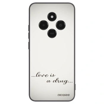 Picasee Xiaomi Poco C75 Hülle - Schwarzes Silikon - Love is a drug