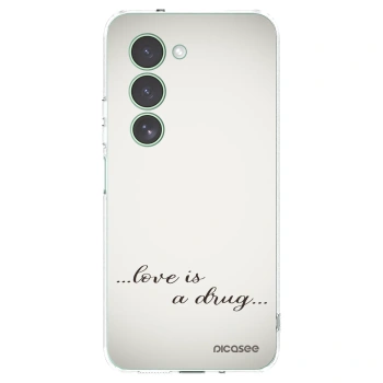 Picasee Xiaomi Redmi 15 5G Hülle - Transparentes Silikon - Love is a drug