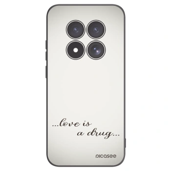 Picasee Xiaomi Redmi Note 15 Pro 4G Hülle - Schwarzes Silikon - Love is a drug