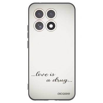 Picasee Xiaomi 15T Hülle - Schwarzes Silikon - Love is a drug