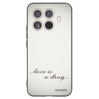 Picasee Xiaomi 15T Pro Hülle - Schwarzes Silikon - Love is a drug
