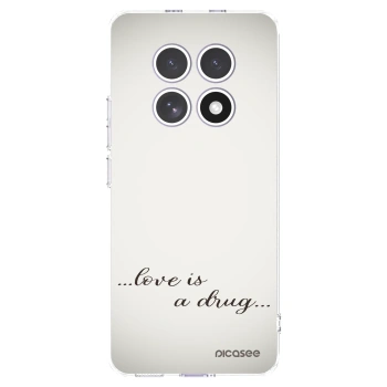 Picasee Xiaomi Redmi Note 15 Hülle - Transparentes Silikon - Love is a drug