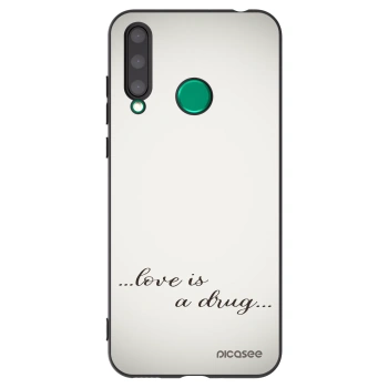 Picasee Honor 20 Lite Hülle - Schwarzes Silikon - Love is a drug