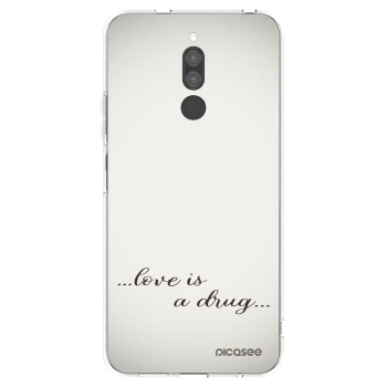 Picasee Xiaomi Redmi 8 Hülle - Transparentes Silikon - Love is a drug
