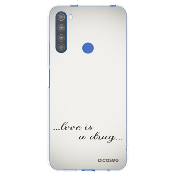 Picasee Xiaomi Redmi Note 8T Hülle - Transparentes Silikon - Love is a drug