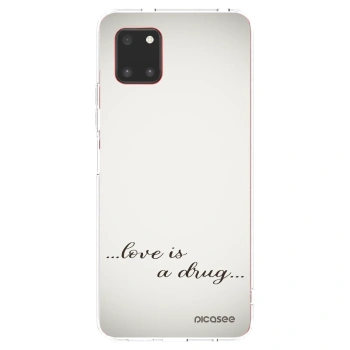 Picasee Samsung Galaxy Note 10 Lite N770F Hülle - Transparentes Silikon - Love is a drug