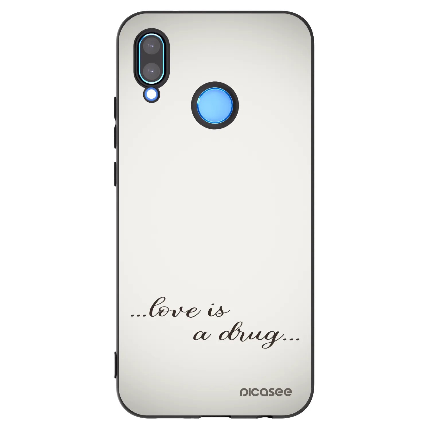 Picasee Huawei Mate 40 Pro Hülle - Schwarzes Silikon - Love is a drug