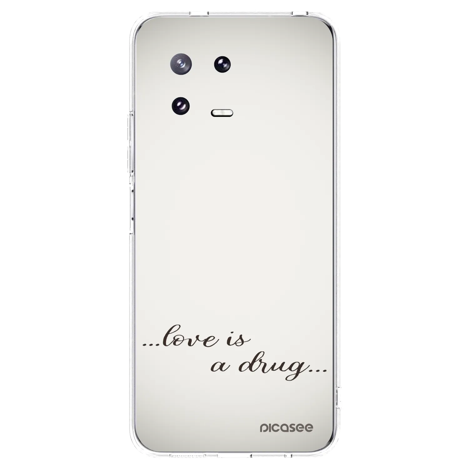 Picasee Xiaomi 13 Pro Hülle - Transparentes Silikon - Love is a drug