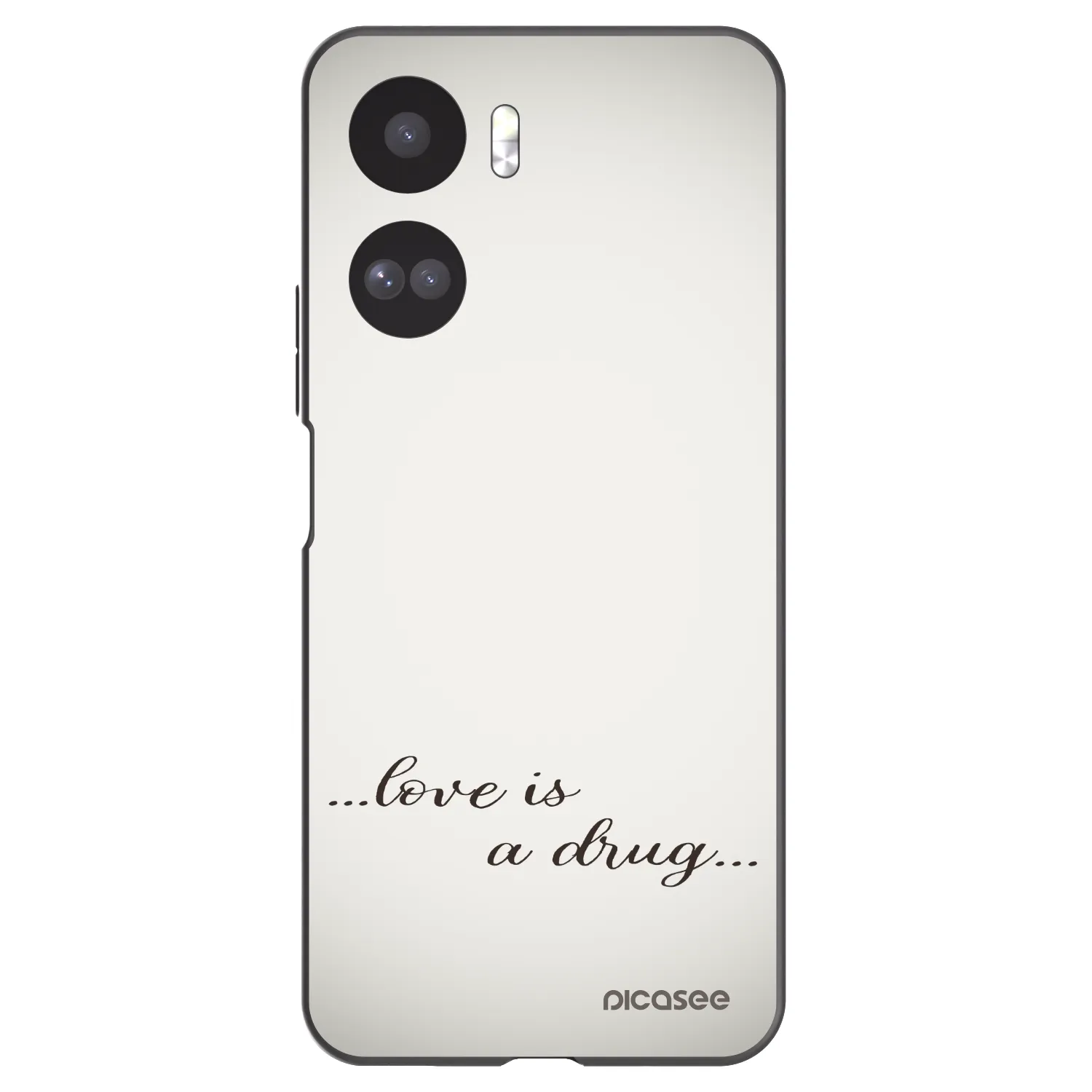 Picasee Honor 90 Lite 5G Hülle - Schwarzes Silikon - Love is a drug