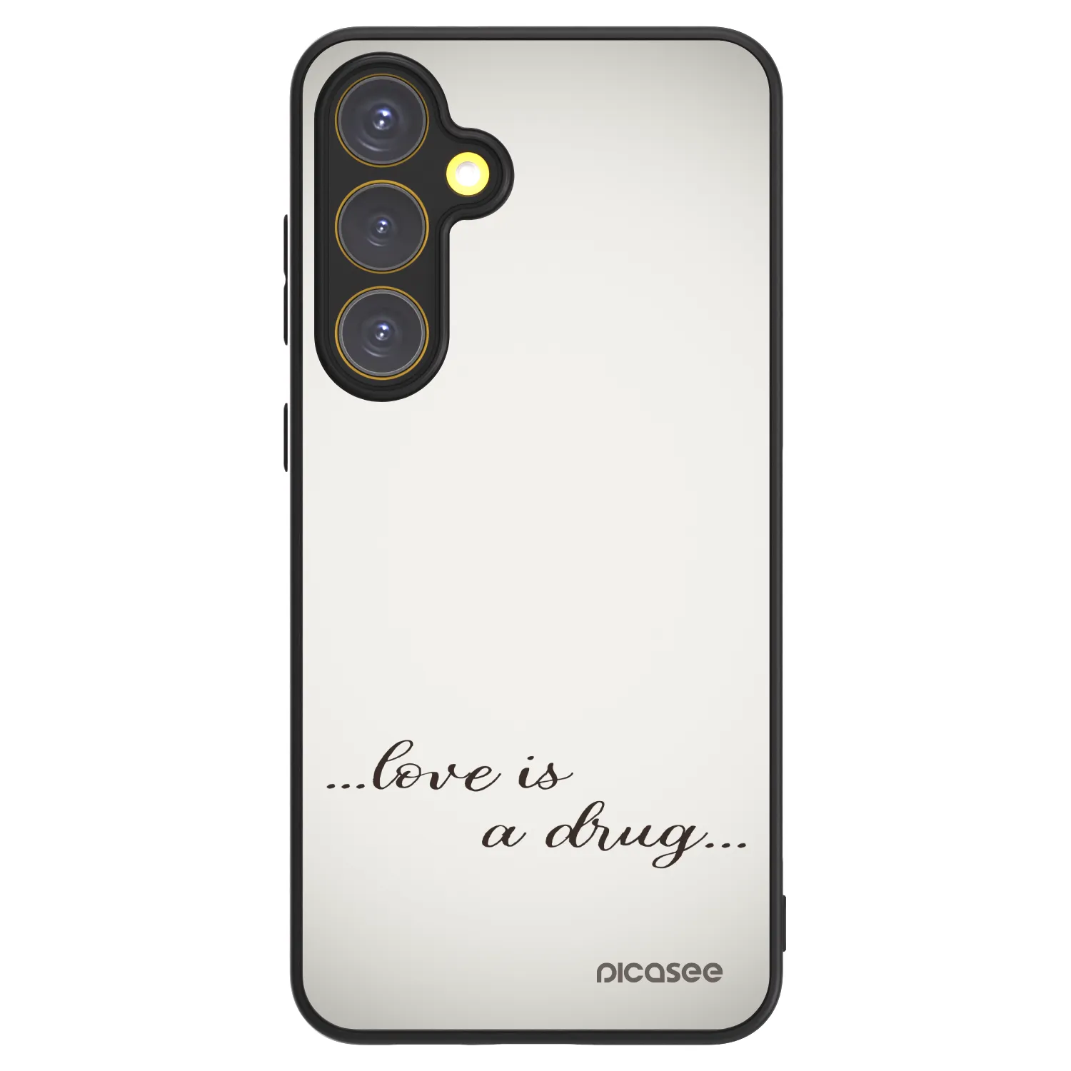 Picasee ULTIMATE CASE PowerShare für Samsung Galaxy S24 FE S721B - Love is a drug
