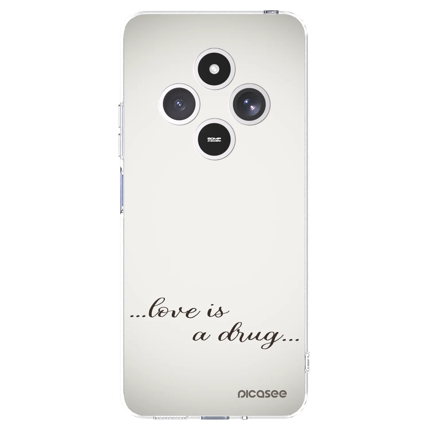 Picasee Xiaomi Redmi 14C Hülle - Transparentes Silikon - Love is a drug